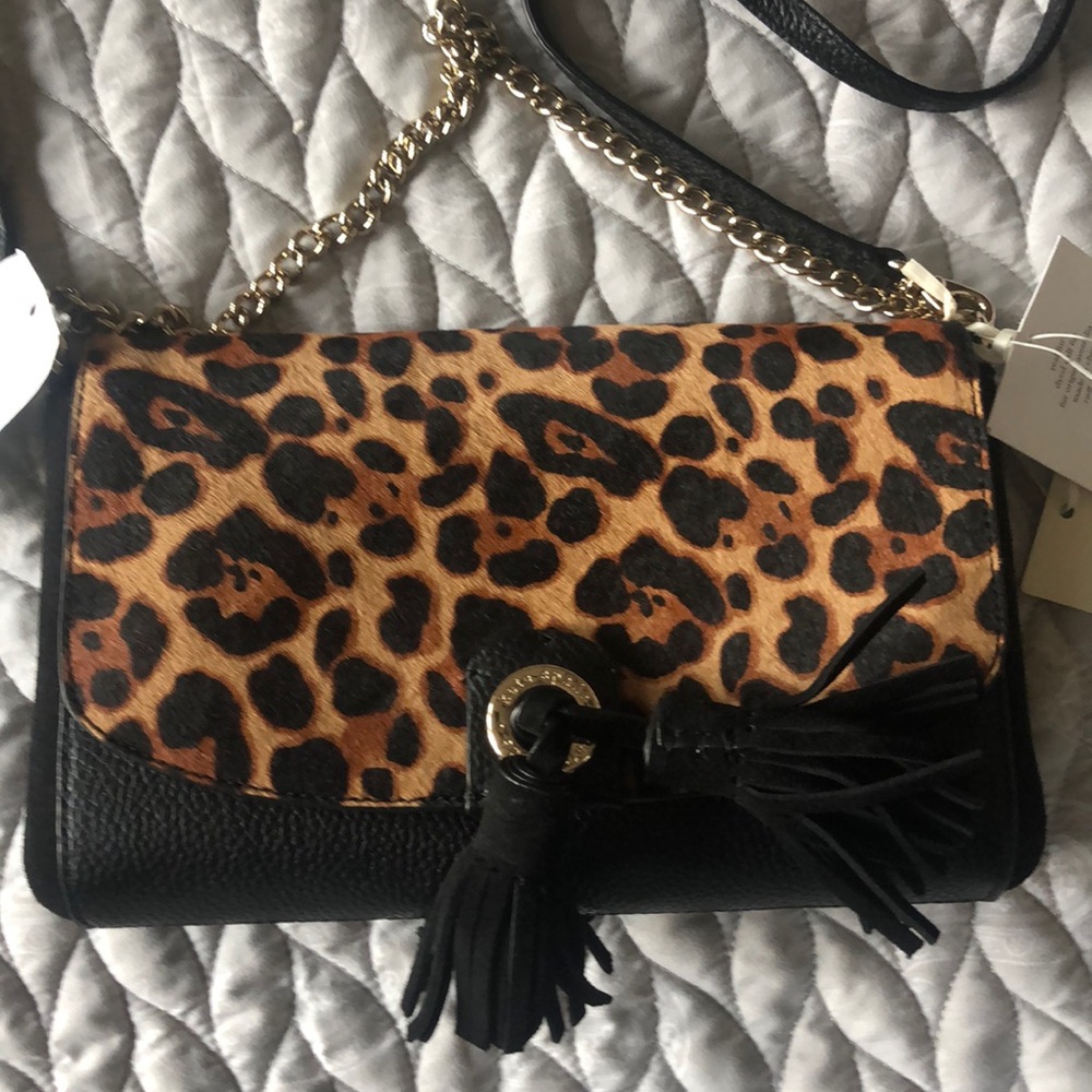 Kate Spade - leopard print suede